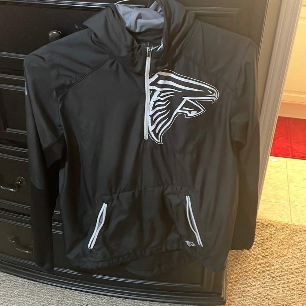 Atlanta falcons nfl black zip up